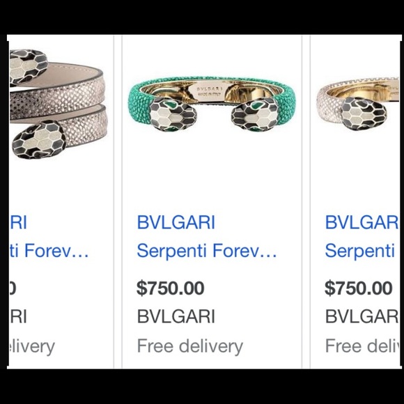 BVLGARI leather serpenti bracelets - Picture 3 of 3